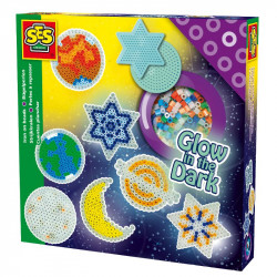 Vasalható gyöngy - 1000 db sötétben világító Kreatív készletek SES Creative