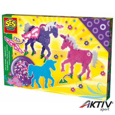 Vasalható gyöngy 3D szett - unikornisok