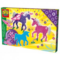 Vasalható gyöngy 3D szett - unikornisok Kreatív készletek SES Creative