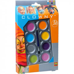 Clowny - arcfestő 8 színű Smink készletek SES Creative