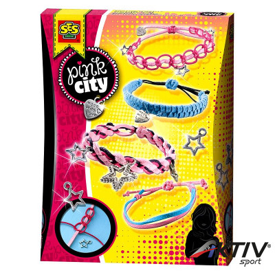 Pink city - karkötő készítő szett