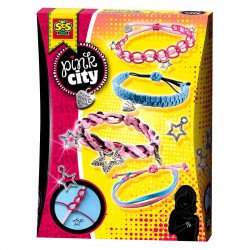 Pink city - karkötő készítő szett Kreatív készletek SES Creative