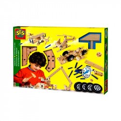 Fa építőjáték szett, nagy Játék SES Creative
