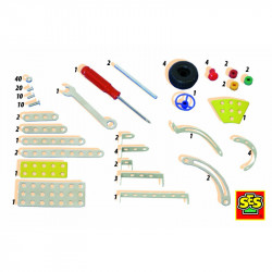 Fém építőjáték - autó