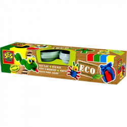 ECO gyurma - alapszínek, 4 db Gyurma SES Creative