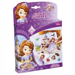 Szófia hercegnő matrica készlet Dobozok, ládák Totum