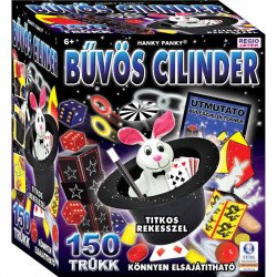 Magic Show bűvészdoboz - 150 trükk cilinder Húsvéti akció Regio