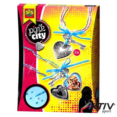 Pink city - nyaklánc készítő szett