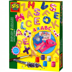 Festhető fa betűk Kreatív készletek