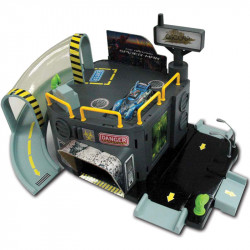 Pókember utcai harc játékszett Maisto Autópályák, parkolóházak Maisto