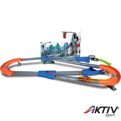 Autópálya Maisto Eco racer 2 autóval