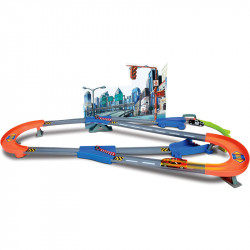 Autópálya Maisto Eco racer 2 autóval Autópályák, parkolóházak Maisto