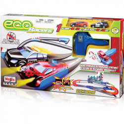 Autópálya Maisto Eco racer 2 autóval
