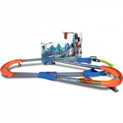 Autópálya Maisto Eco racer 2 autóval Autópályák, parkolóházak Maisto