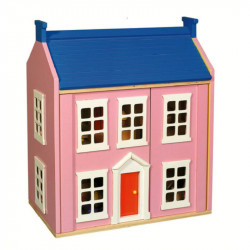 Fa babaház bútorral 50x38x58 cm Játék