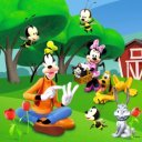 Puzzle 3IN1 - Mickey egér játszóháza Ravensburger