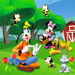 Puzzle 3IN1 - Mickey egér játszóháza Ravensburger