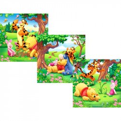 Puzzle 3IN1 - Micimackó Ravensburger Puzzle Ravensburger