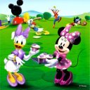 Puzzle 3IN1 memóriajáték - Mickey egér játszóház Ravensburger