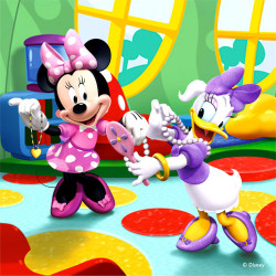 Puzzle 3IN1 memóriajáték - Mickey egér játszóház Ravensburger