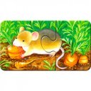 Puzzle 9x2 db - Állatok a kertben Ravensburger