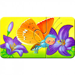 Puzzle 9x2 db - Állatok a kertben Ravensburger