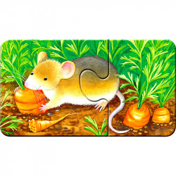 Puzzle 9x2 db - Állatok a kertben Ravensburger