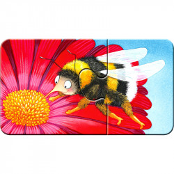 Puzzle 9x2 db - Állatok a kertben Ravensburger