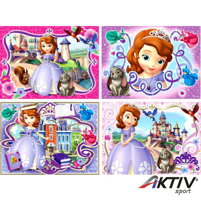 Puzzle 3IN1 memóriajáték - Hercegnők Ravensburger