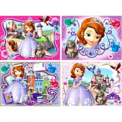 Puzzle 3IN1 memóriajáték - Hercegnők Ravensburger Puzzle Ravensburger