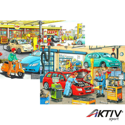 Puzzle 2x24 db - Autószerelő Ravensburger