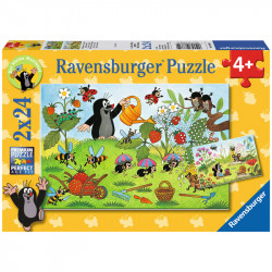 Puzzle 2x24 db - Kisvakond Ravensburger Puzzle Ravensburger