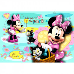 Puzzle 2x24 db - Minnie Ravensburger cicás