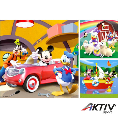 Puzzle 3x49 db - Mickey Ravensburger