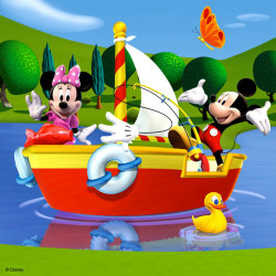 Puzzle 3x49 db - Mickey Ravensburger
