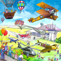 Puzzle 3x49 db - Járművek Ravensburger