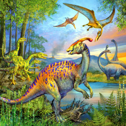 Puzzle 3x49 db - Dinoszauruszok Ravensburger