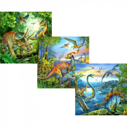 Puzzle 3x49 db - Dinoszauruszok Ravensburger Puzzle Ravensburger