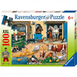 Puzzle 100XXL - Baromfiudvar Ravensburger