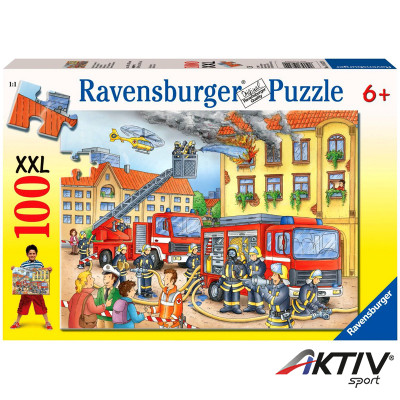 Puzzle 100XXL - Tűzoltók Ravensburger