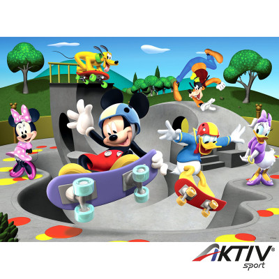 Puzzle 100XXL - Mickey gördeszkázik Ravensburger