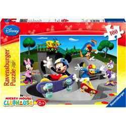 Puzzle 100XXL - Mickey gördeszkázik Ravensburger