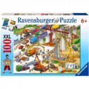 Puzzle 100XXL - Építkezés Ravensburger