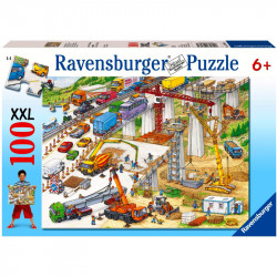 Puzzle 100XXL - Építkezés Ravensburger