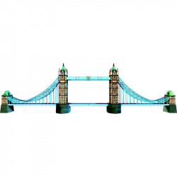 Puzzle 3D 216 db - Tower híd Ravensburger