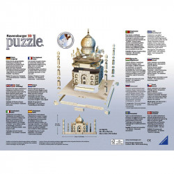 Puzzle 3D 216 db - Taj Mahal Ravensburger