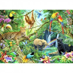 Puzzle 200XXL - Dzsungel Ravensburger Puzzle Ravensburger