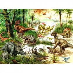 Puzzle 200XXL - Dinoszaurusz Ravensburger Puzzle Ravensburger