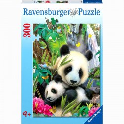 Puzzle 300XXL - Pandák Ravensburger Gyereknap Ravensburger