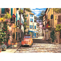 Puzzle 500 db - Dél-francia kisváros Ravensburger
